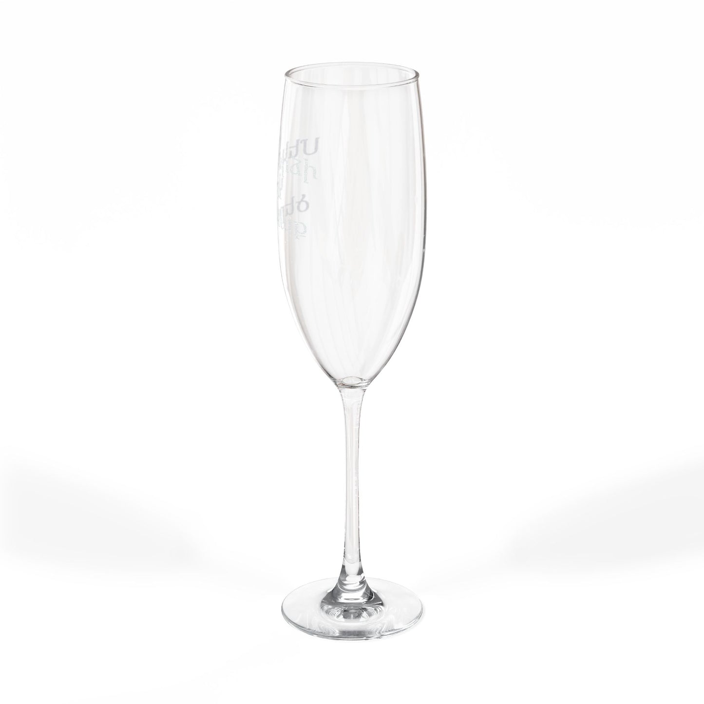 Engraved Champagne Flute