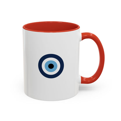 Evil Eye Accent Coffee Mug
