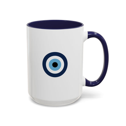 Evil Eye Accent Coffee Mug