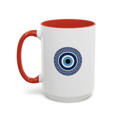 Evil Eye Rug Motif Mug