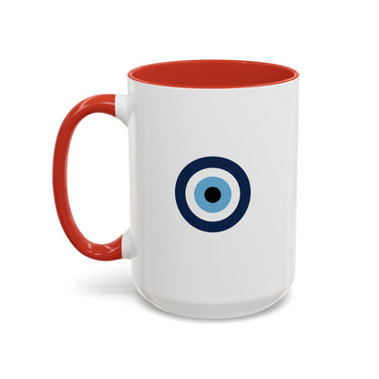 Evil Eye Accent Coffee Mug