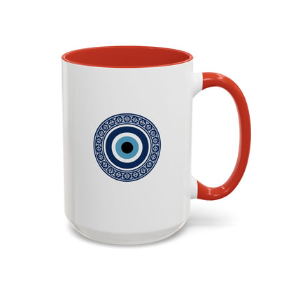 Evil Eye Rug Motif Mug