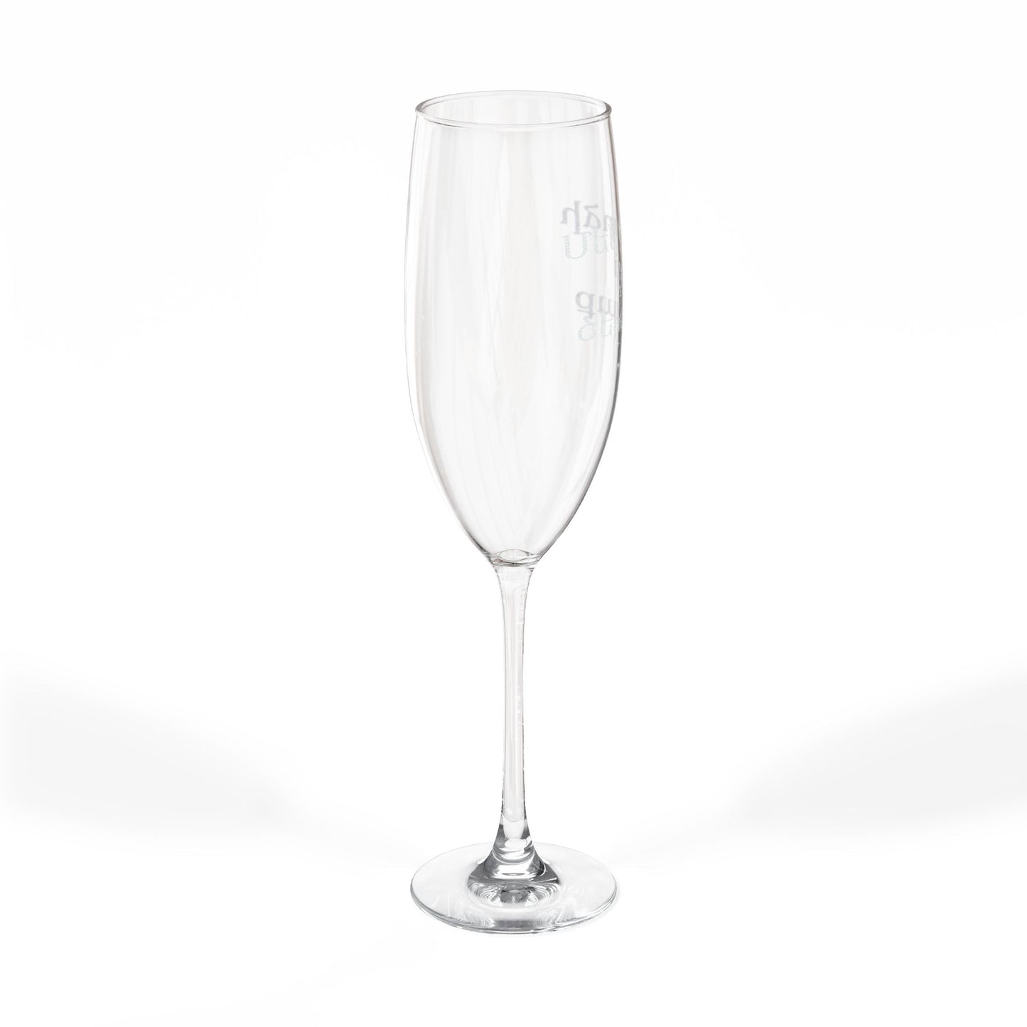 Engraved Champagne Flute