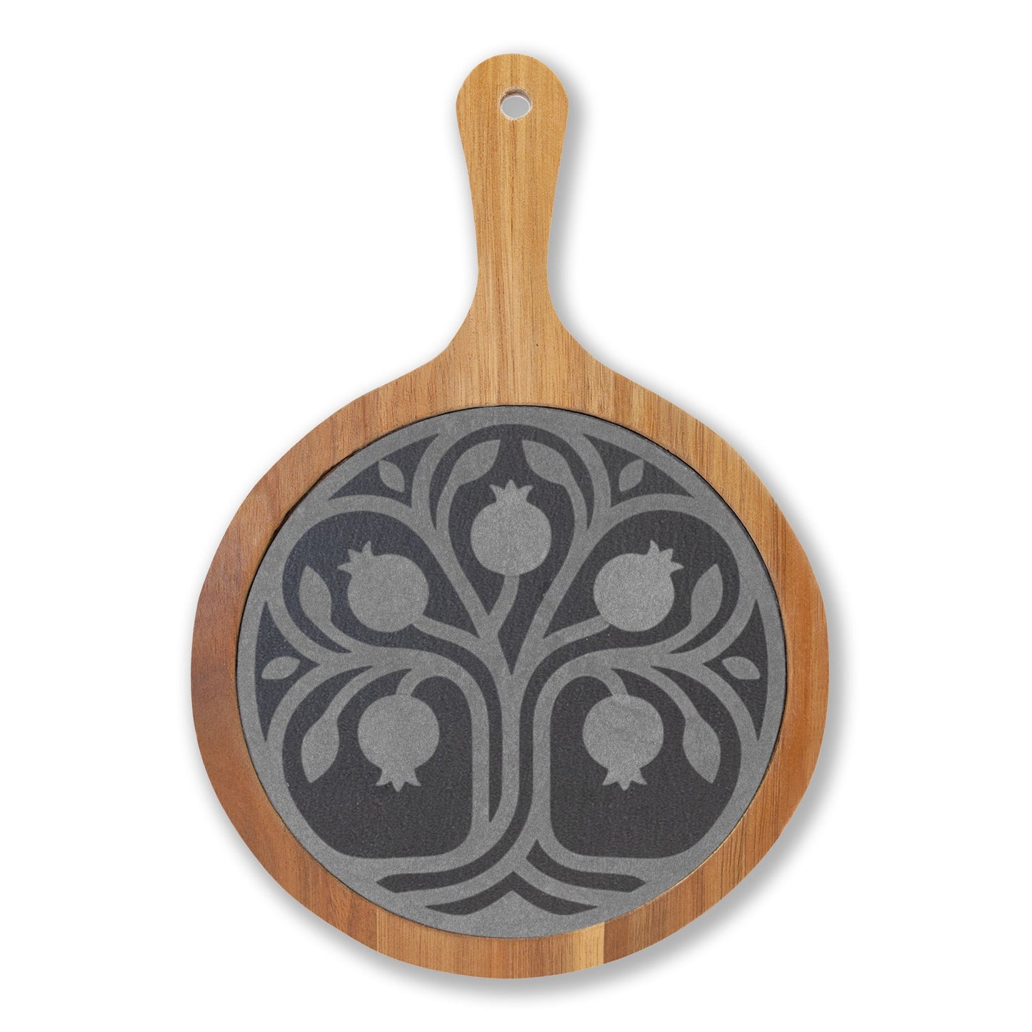 Engraved Pomegranate Charcuterie Board