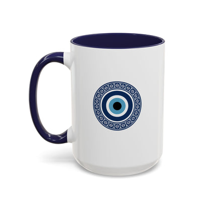 Evil Eye Rug Motif Mug