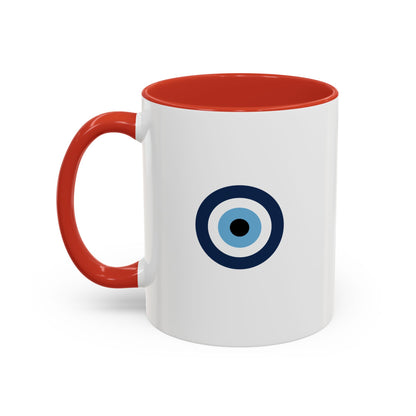 Evil Eye Accent Coffee Mug