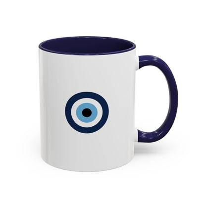 Evil Eye Accent Coffee Mug