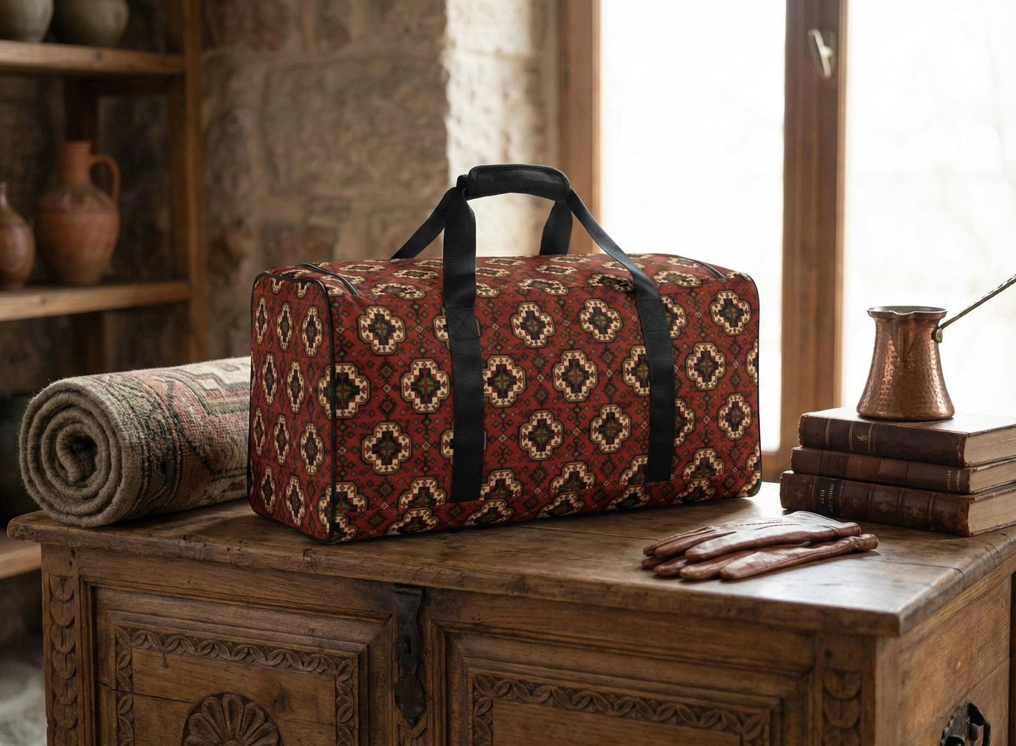 Rug Medallion Duffle bag