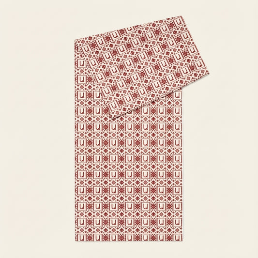 Armenian Letterform Table Runner