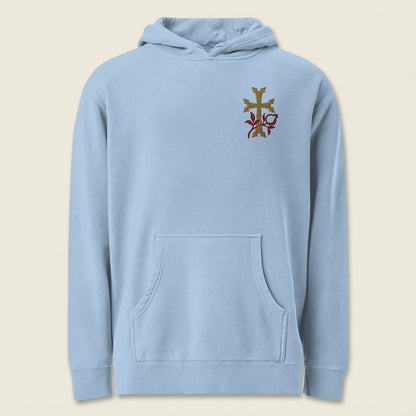 Khachkar Pomegranate Pigment Dyed Hoodie