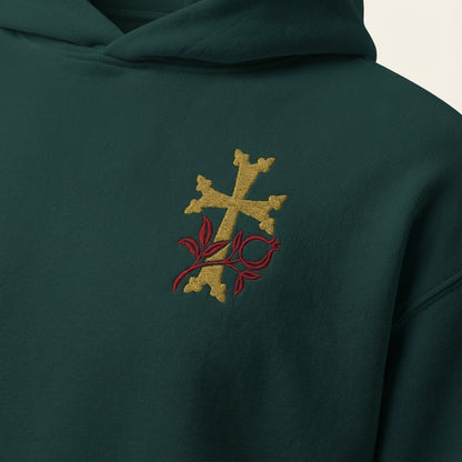 Khachkar Pomegranate Oversized Hoodie