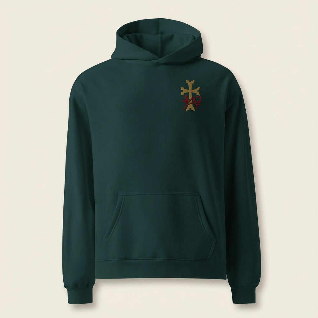 Khachkar Pomegranate Oversized Hoodie