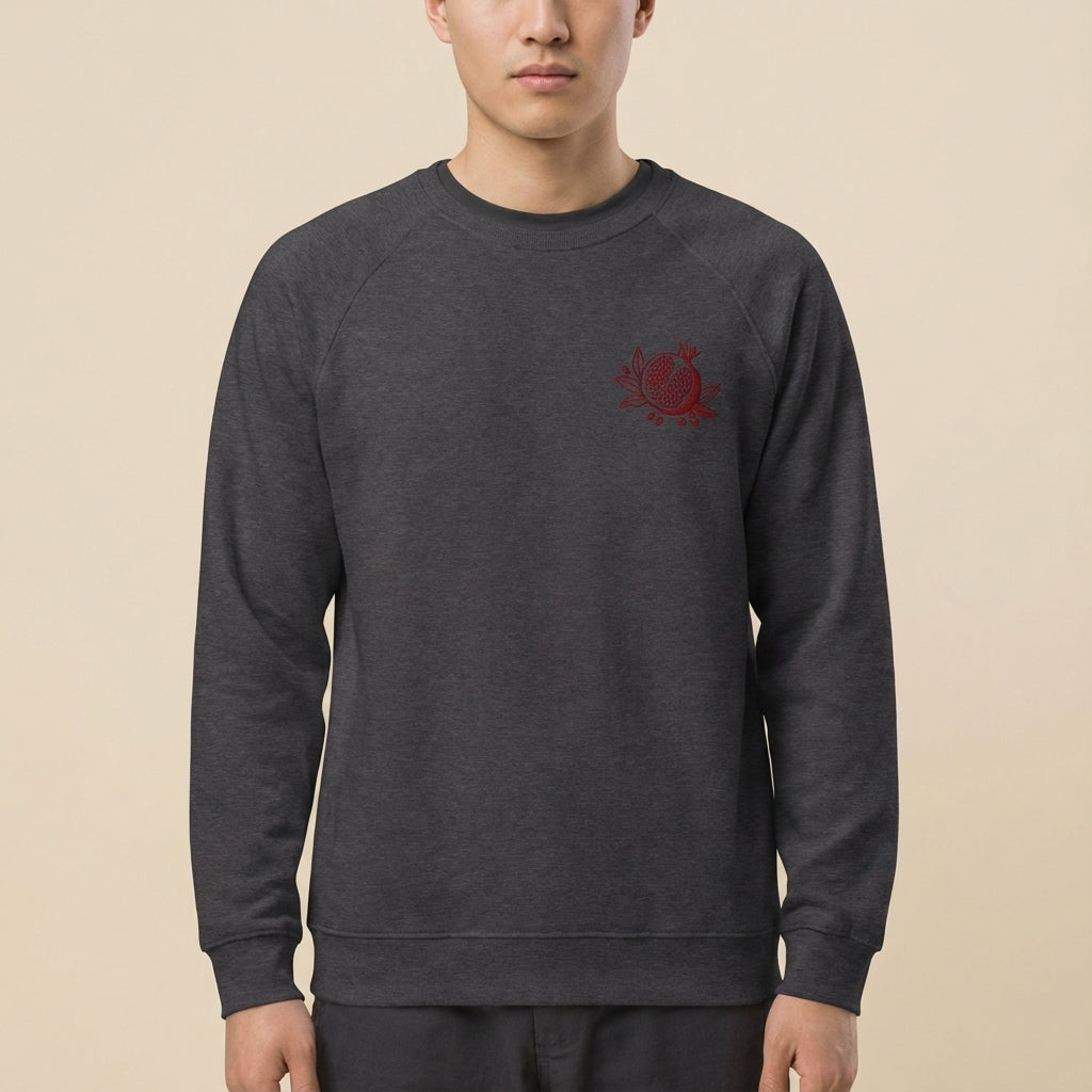 Pomegranate embroidered sweatshirt