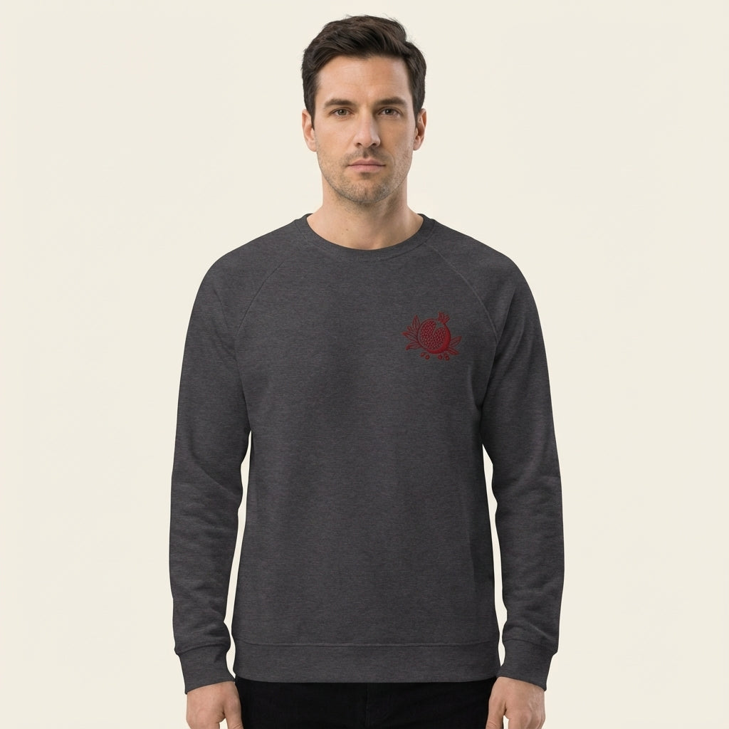 Pomegranate embroidered sweatshirt