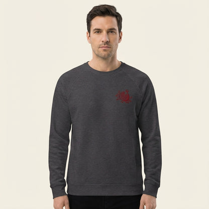 Pomegranate embroidered sweatshirt
