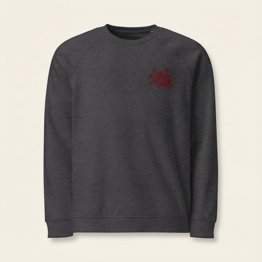 Pomegranate embroidered sweatshirt