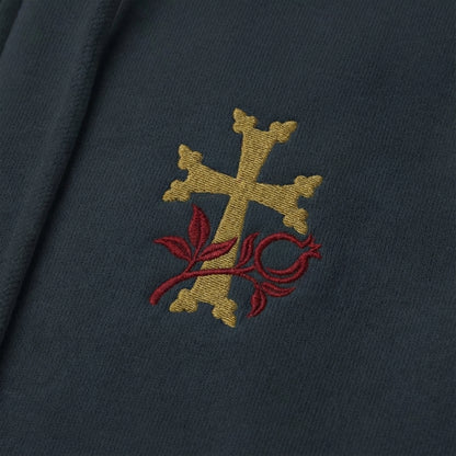 Khachkar Pomegranate Zip Hoodie