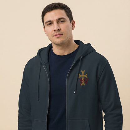 Khachkar Pomegranate Zip Hoodie