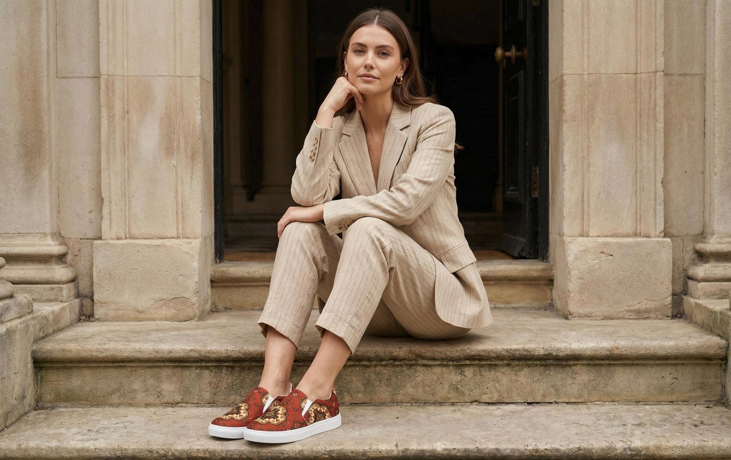 Rug Medallion Women’s Canvas Shoes