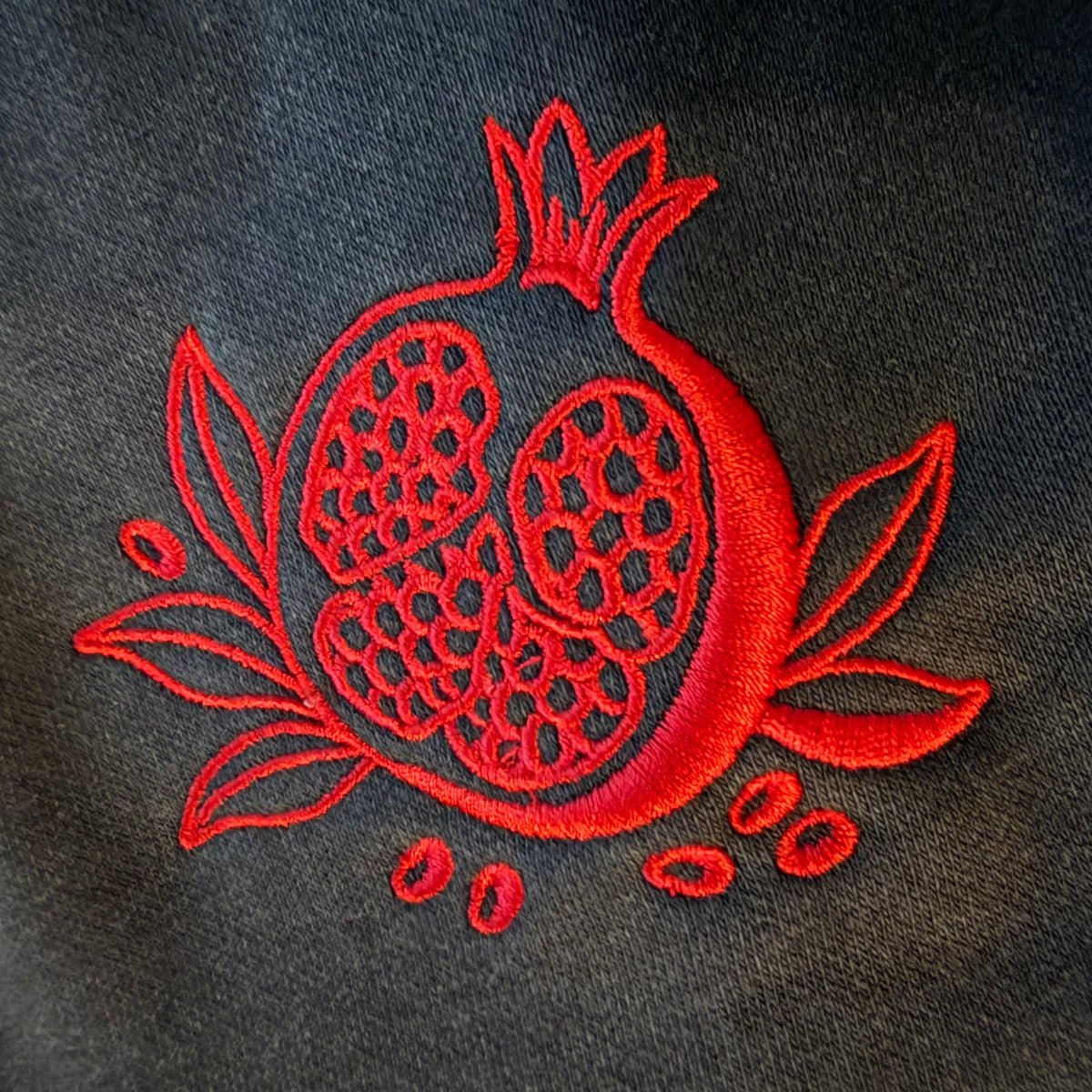 Pomegranate Embroidered Sweatshirt