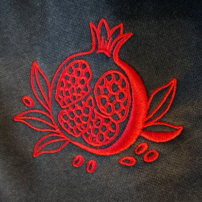 Pomegranate Embroidered Sweatshirt
