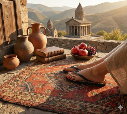 Rug Medallion Flip-Flops