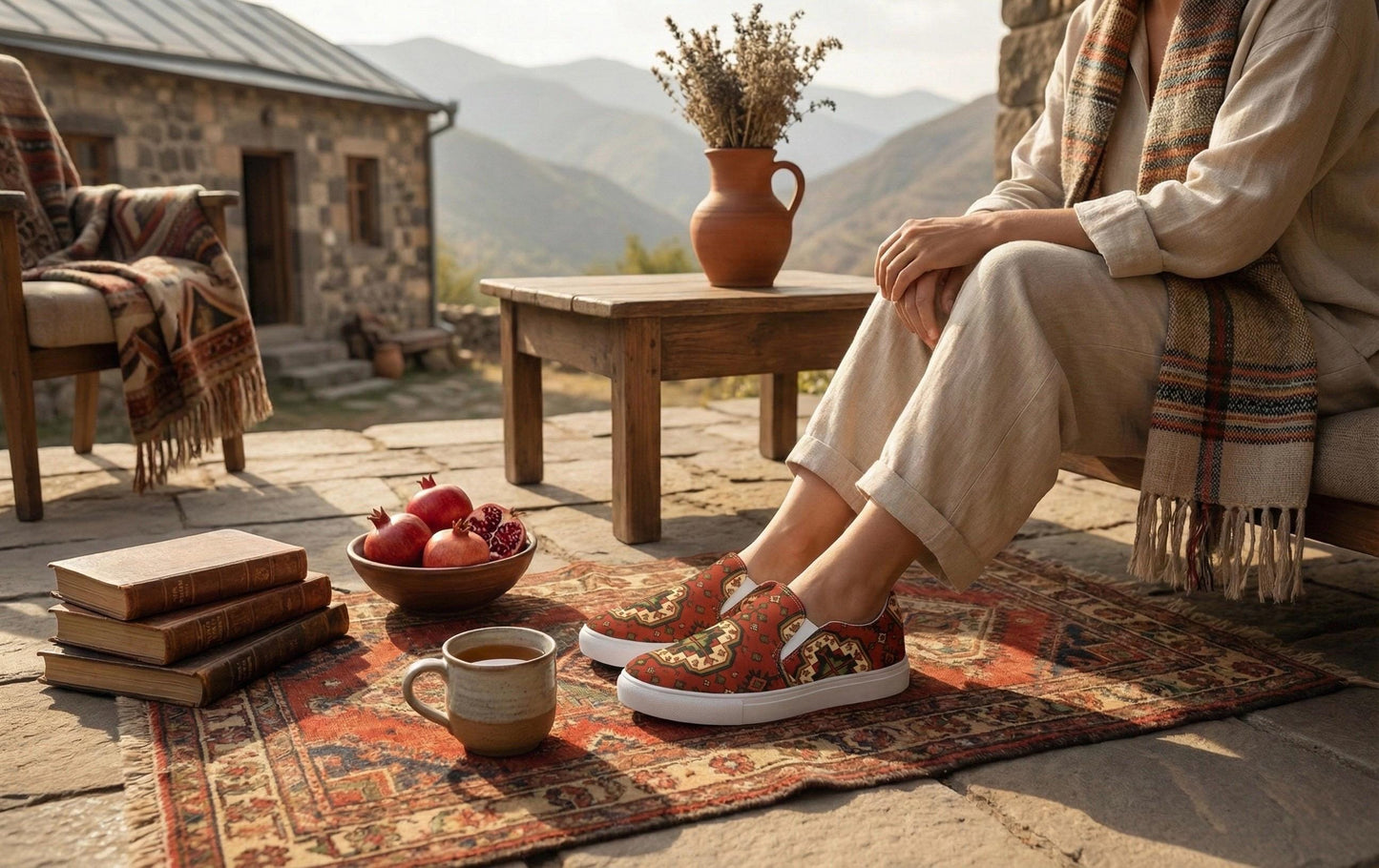 Rug Medallion Women’s Canvas Shoes