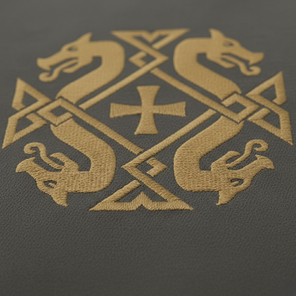Vishap Hoodie – Armenian Dragon Emblem