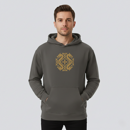 Vishap Hoodie – Armenian Dragon Emblem