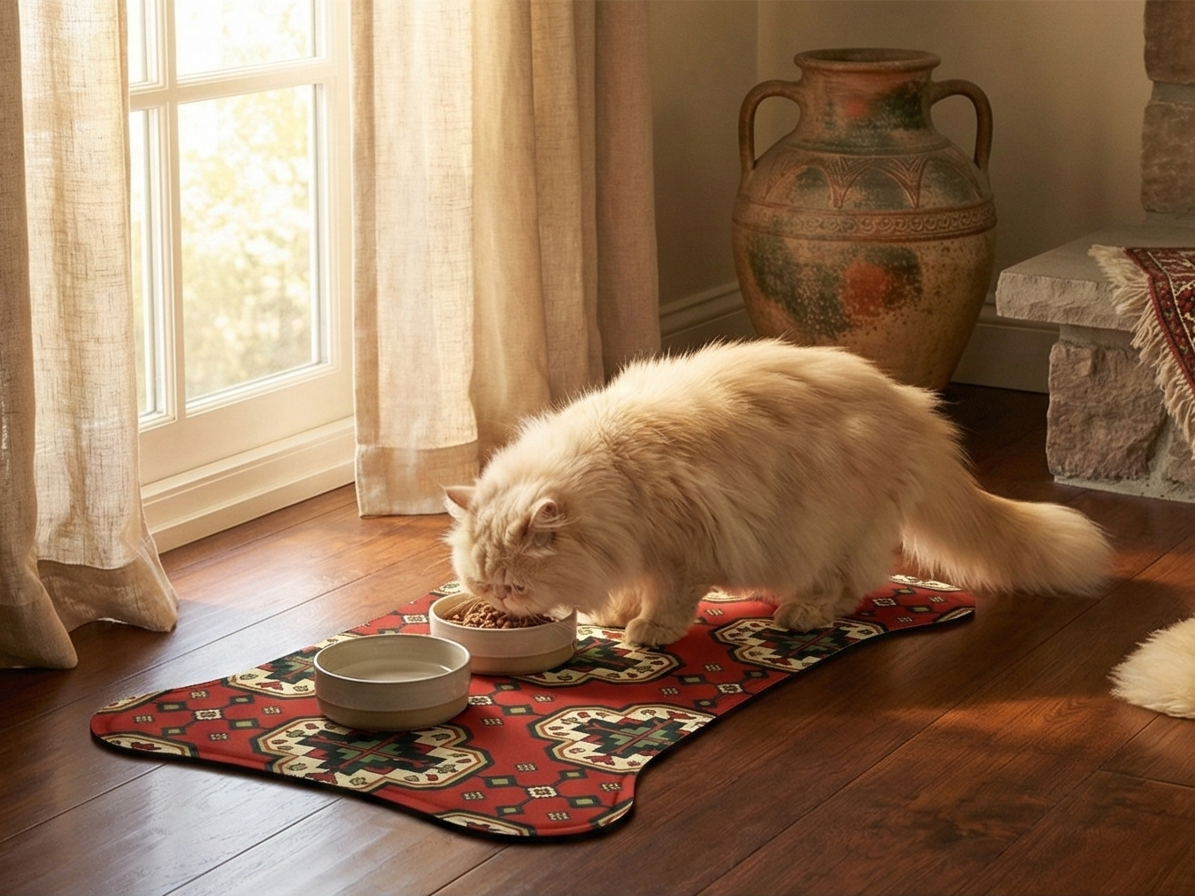 Rug Medallion Pet Mat