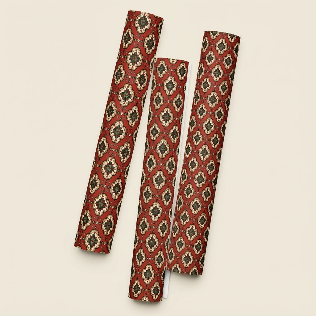 Rug Medallion Gift Wrap Sheets