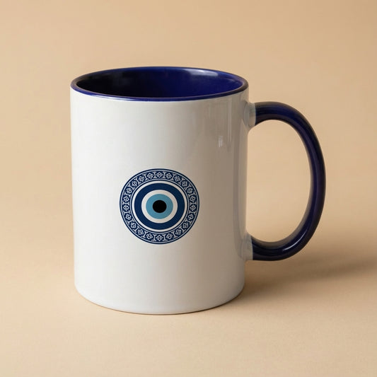 Evil Eye Rug Motif Mug