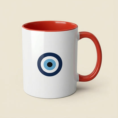 Evil Eye Accent Coffee Mug