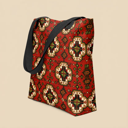 Rug Medallion Canvas Tote