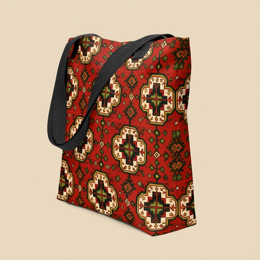 Rug Medallion Canvas Tote