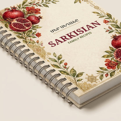 Personalized Family Cookbook — Detail (AI generated)