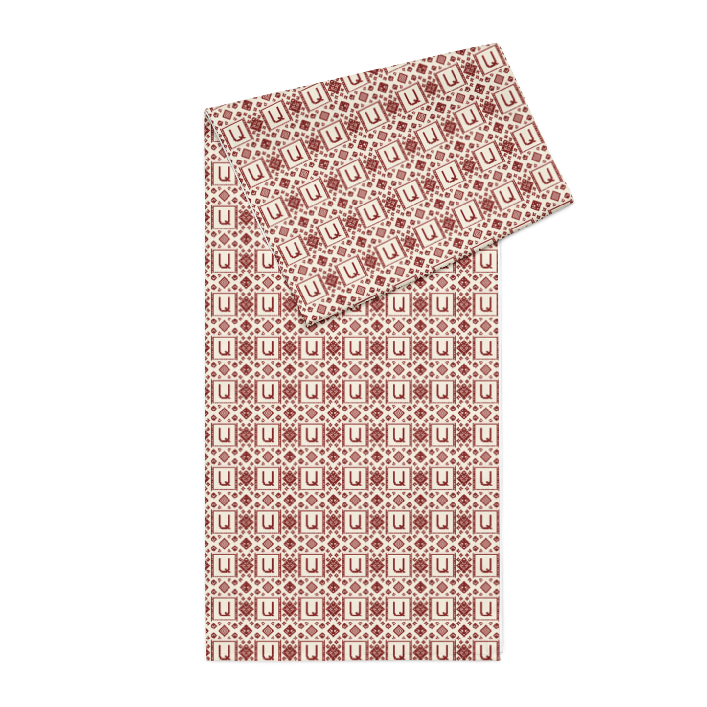 Armenian Letterform Table Runner