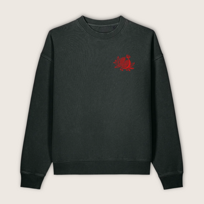 Pomegranate Embroidered Sweatshirt