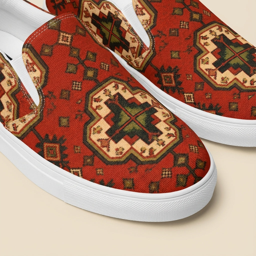 Rug Medallion Men’s Canvas Shoes