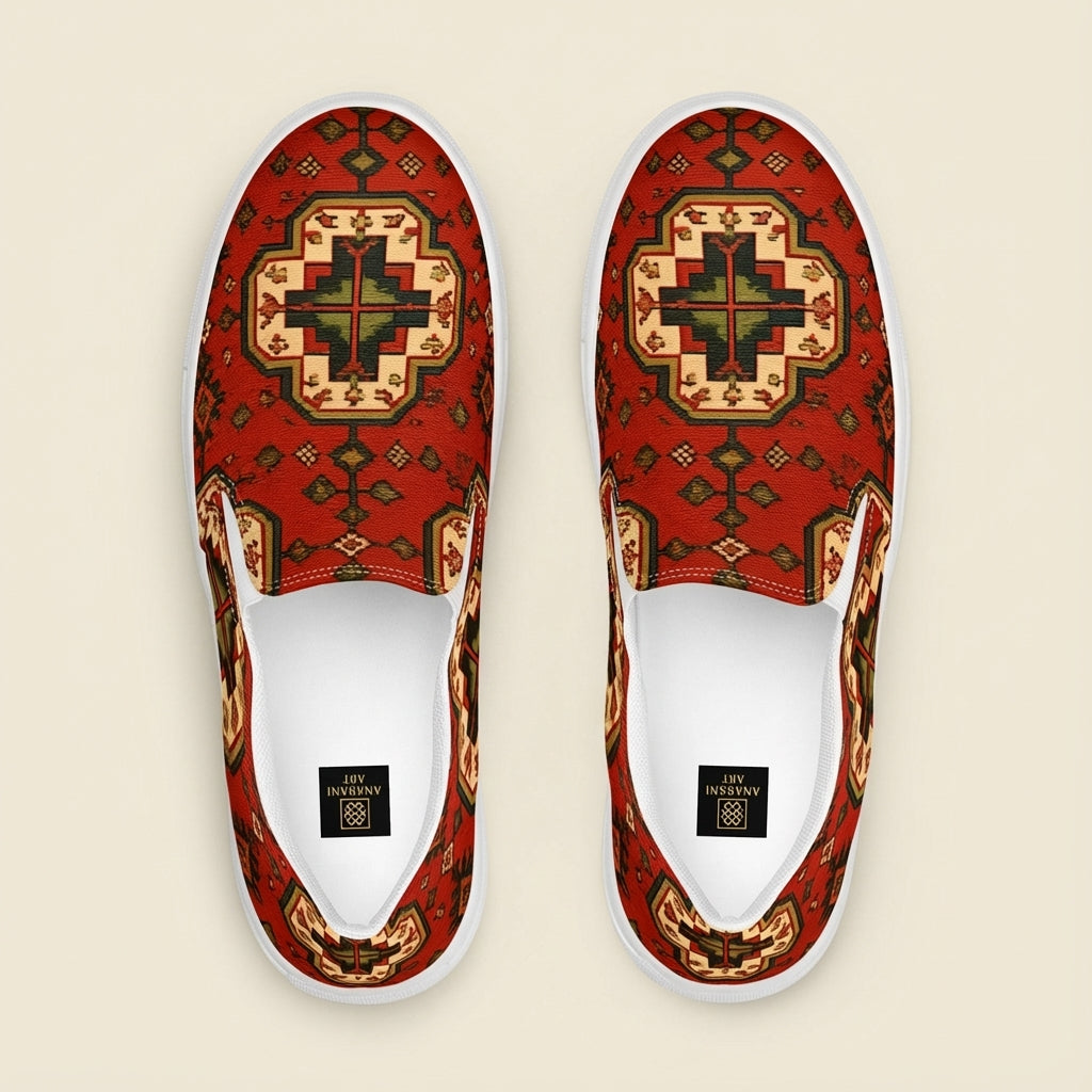 Rug Medallion Men’s Canvas Shoes