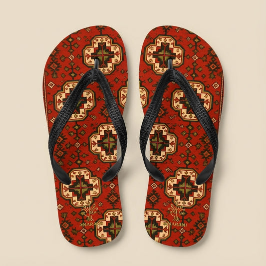 Rug Medallion Flip-Flops